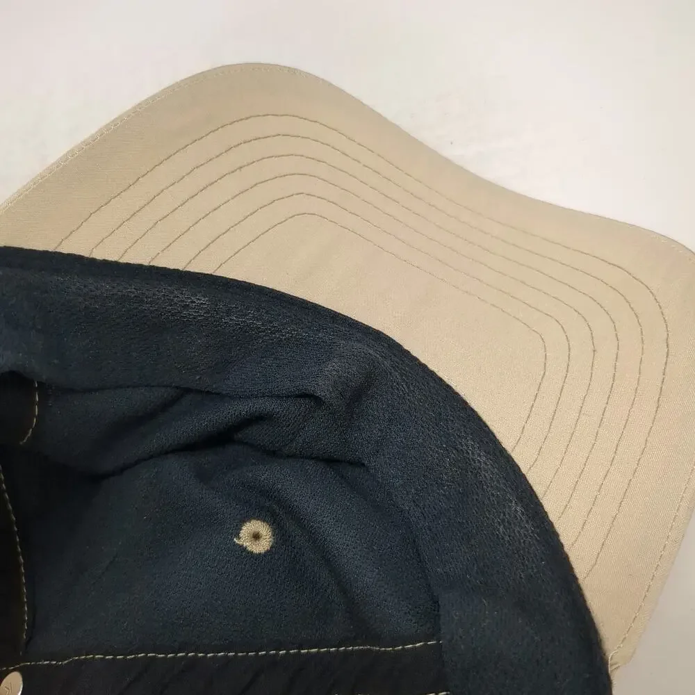 Dockers Baseball Cap Beige One Size Cotton Nylon Blend Slideback Strap Golf Hat